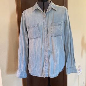 Denim long sleeve shirt